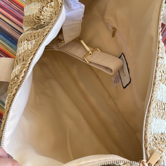 Canvas summer duffle travel bag - Picture 12 of 13